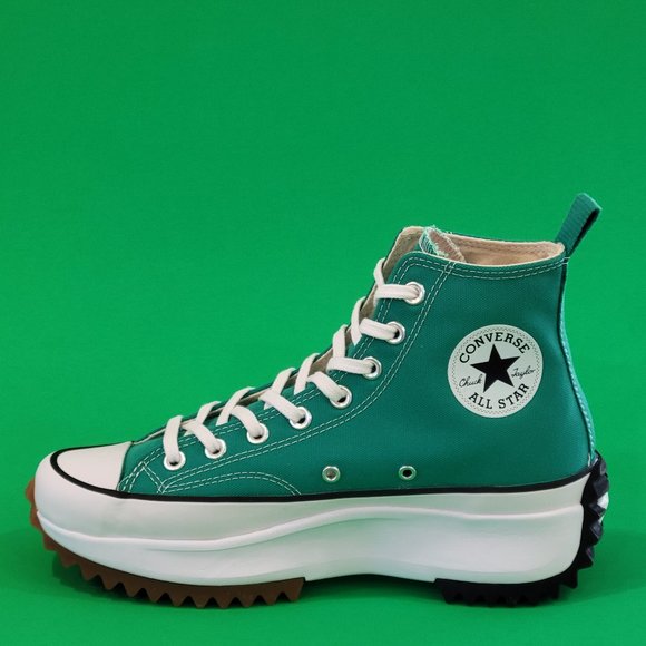 Converse Run Star Hike High 'Court Green Gum' Platform Sneakers 170441C NWT - Picture 3 of 6